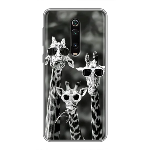 Чехол с принтом «Жирафы в очках» для Xiaomi Mi 9T