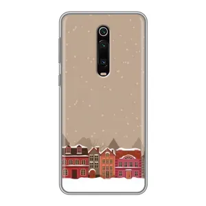 Новогодние, Праздничные Чехлы для Xiaomi Mi 9T - 2024 год (Зимний город)