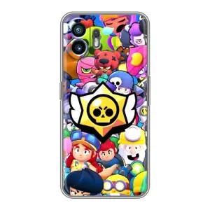 Чохол з принтом «Лого Brawl Stars» для Xiaomi Turbo 4