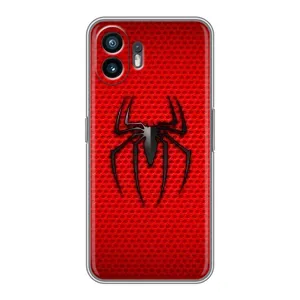 Чехол с человеком пауком для Xiaomi Turbo 4 - (AlphaPrint) (Паук Марвел)