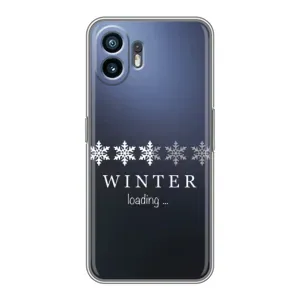 Зимние Чехлы для Ксиаоми Турбо 4 - прозрачный фон (Winter loading)