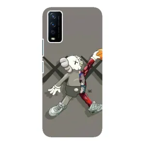 Чохли для ViVO Y12s - Bearbrick Louis Vuitton (PREMIUMPrint) (Беарбрік Джордан)