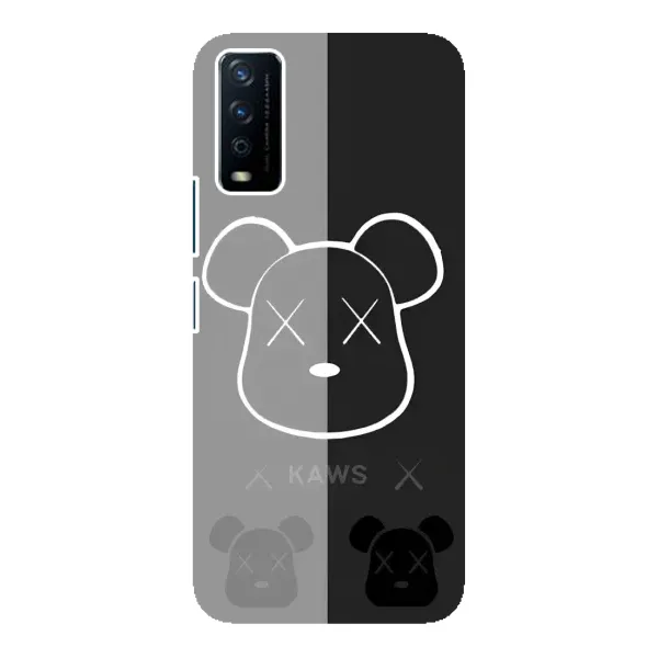 Чехол с принтом «БеарБрик глаза» для Vivo Y12s