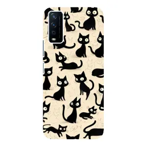 Чохол з малюнком кіт на ViVO Y12s