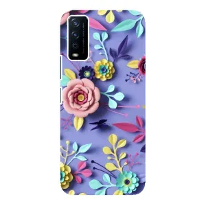 Чохли з квітами для ViVO Y12s (VPrint) (Дизайн квітів)