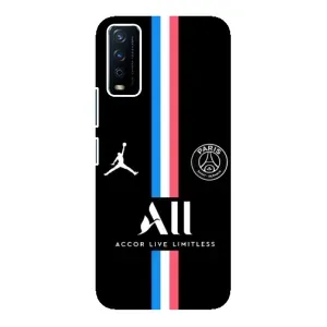 Чохли PSG для ViVO Y12s (AlphaPrint) (футболка ПСЖ)