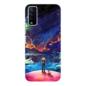 Космічні Чохли для ВіВО Y12s (VPrint) (Вид Галактики)