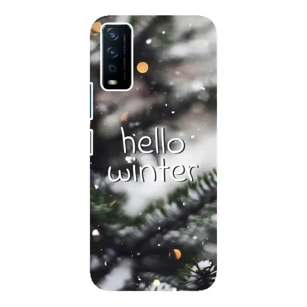Чехол с принтом «Hello winter» для Vivo Y12s