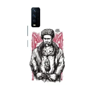 Чохли для ViVO Y12s с принтом Тараса Шевченко (AlphaPrint) (Козак Шевченко)