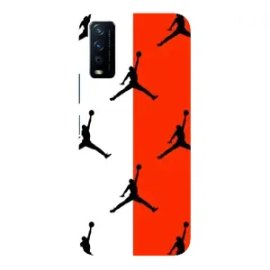 Чохли для ViVO Y12s - з картинкою JORDAN (AlphaPrint) (Лого Джордан)