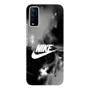 Чохол для ViVO Y12s - з принтом Найк (AlphaPrint) (Лого Найк)