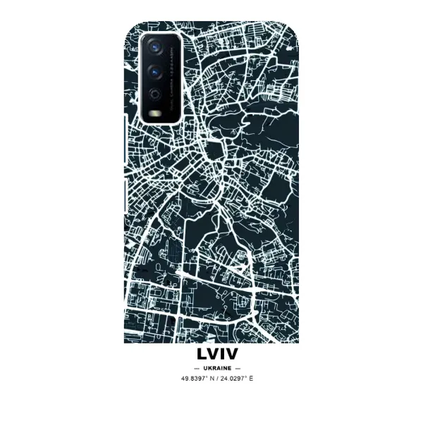 Чехол с принтом «Львов» для Vivo Y12s
