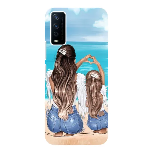 Чехол с принтом «Мама с доченькой» для Vivo Y12s Чехол с принтом «Мама с доченькой» для Vivo Y12s