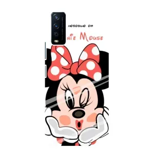 Міккі Маус чохол для ViVO Y12s (AlphaPrint - Мультяшні) (Маус Мінні)