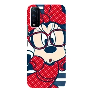 Міккі Маус чохол для ViVO Y12s (AlphaPrint - Мультяшні) (Маус в окулярах)