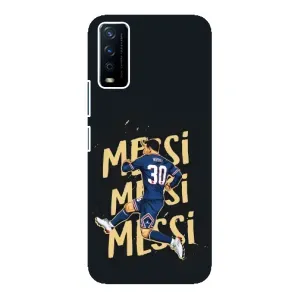 Чохли для ViVO Y12s (Leo чемпіон) (AlphaPrint) (Messi ПСЖ)