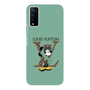 Чохли Луі Вітон для ViVO Y12s (AlphaPrint - LOUIS VUITTON) (Міккі Маус LV)