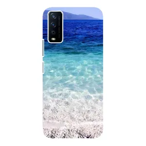 Силіконовий чохол з КАРТИНКАМИ літо для ViVO Y12s (AlphaPrint) (Море)