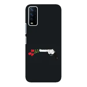 Чехлы (ART) Цветы на ViVO Y12s (VPrint) (Неочікувані квіти)