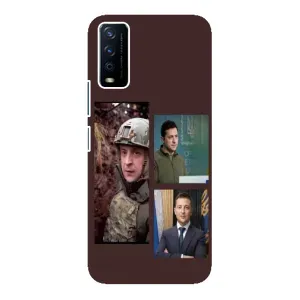 Чохол для ViVO Y12s (AlphaPrint - с принтом Зеленського) (Президент)