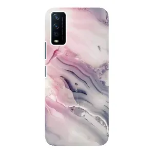 Мраморний чехол на ViVO Y12s (VPrint) (Пурпурний Мрамор)