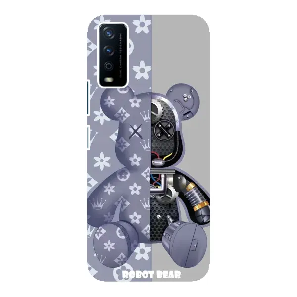Чехол с принтом «Робот Мишка» для Vivo Y12s