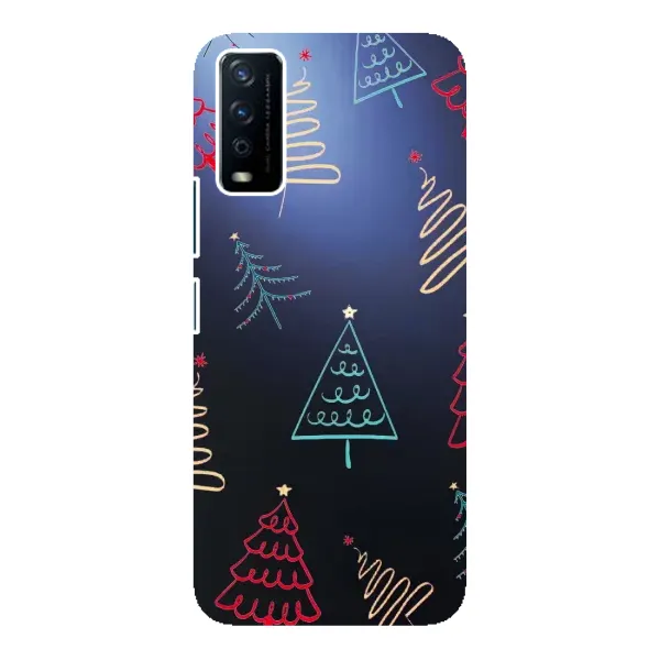Чехол с принтом «Рождественские елки» для Vivo Y12s