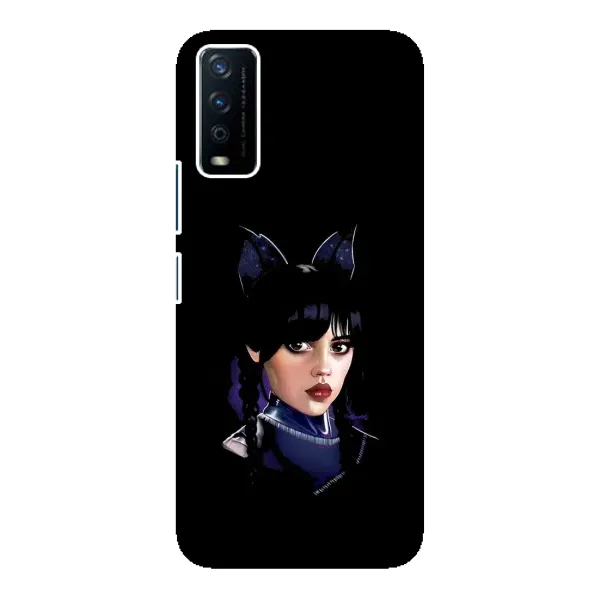 Чехол с принтом «серьезная Уэнздей» для Vivo Y12s Чехол с принтом «серьезная Уэнздей» для Vivo Y12s