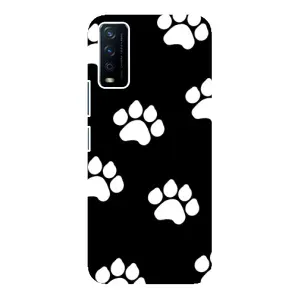 Чохли з собаками для ViVO Y12s (VPrint) (Сліди собаки)
