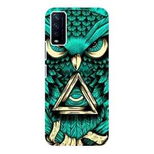 Чохол з пташками на ViVO Y12s (VPrint) (Сова з оком)