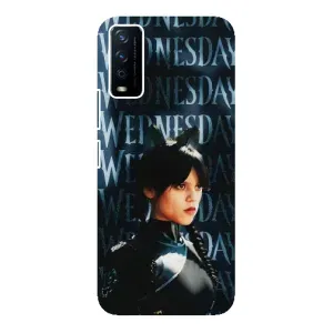Чохли Венсдей на ViVO Y12s Уенсдей (AlphaPrint) (Венздей кішка)