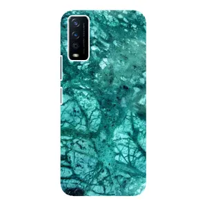 Мраморний чехол на ViVO Y12s (VPrint) (Зелений мрамор)