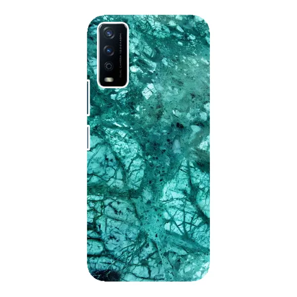 Чехол с принтом «Зеленый мрамор» для Vivo Y12s Чехол с принтом «Зеленый мрамор» для Vivo Y12s