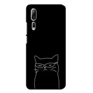 Чохол з малюнком кіт на ZTE Axon 10 Pro (Байдужий кіт)