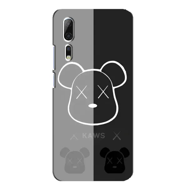 Чехол с принтом «БеарБрик глаза» для ZTE Axon 10 Pro
