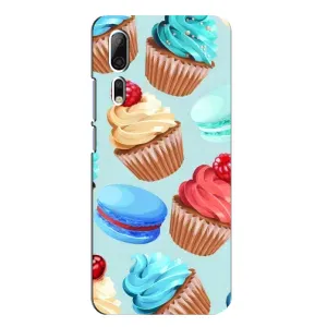 Чехлы с Фруктами для ZTE Axon 10 Pro (VPrint) (Кексики)