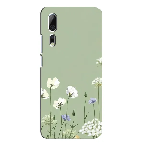 Чохол з принтом «Квіти на зеленому» для ZTE Axon 10 Pro