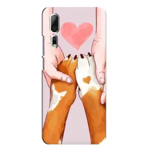Чехлы с собаками для ZTE Axon 10 Pro (VPrint) (Любовь к собакам)