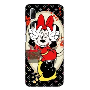 Чохол Disney Mouse ZTE Axon 10 Pro (PREMIUMPrint) (Мінні peace)
