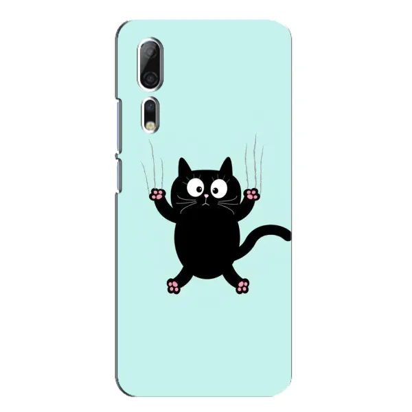 Чохол з принтом «Падаючий кіт» для ZTE Axon 10 Pro