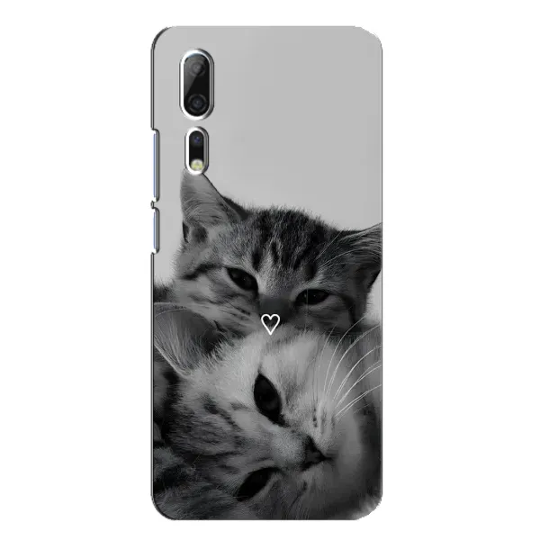 Чохол з принтом «Пара котів» для ZTE Axon 10 Pro