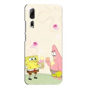 Чохол з принтом «Патрік і Боб» для ZTE Axon 10 Pro