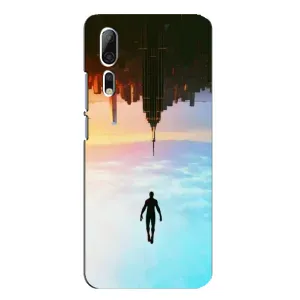 Чохол з людиною павуком для ZTE Axon 10 Pro - (AlphaPrint) (Людина павук)