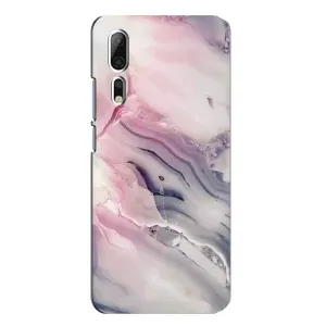 Мраморний чехол на ZTE Axon 10 Pro (VPrint) (Пурпурний Мрамор)