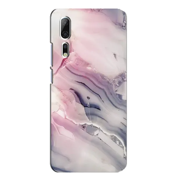 Чехол с принтом «Пурпурный Мрамор» для ZTE Axon 10 Pro