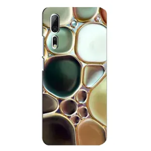Мраморний чехол на ZTE Axon 10 Pro (VPrint) (Радужний Мрамор)