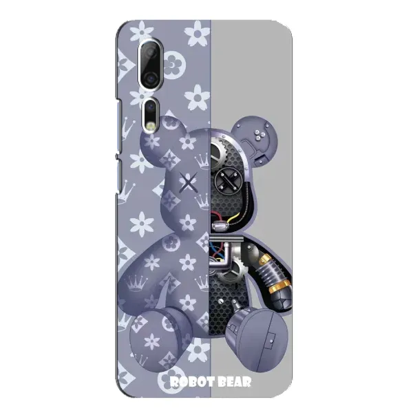 Чохол з принтом «Робот Медведик» для ZTE Axon 10 Pro