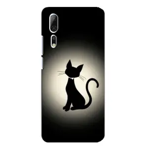 Чохол з принтом для ZTE Axon 10 Pro (AlphaPrint) Модні коти (Силует котика)