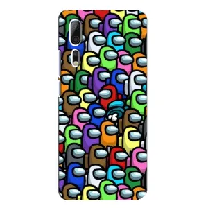 Чехол Амонг Ас для ZTE Axon 10 Pro (AlphaPrint)