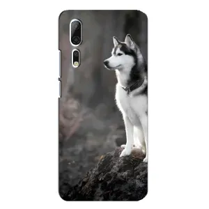 Чохол з Хаскі ZTE Axon 10 Pro - (AlphaPrint) (Вірний собака)